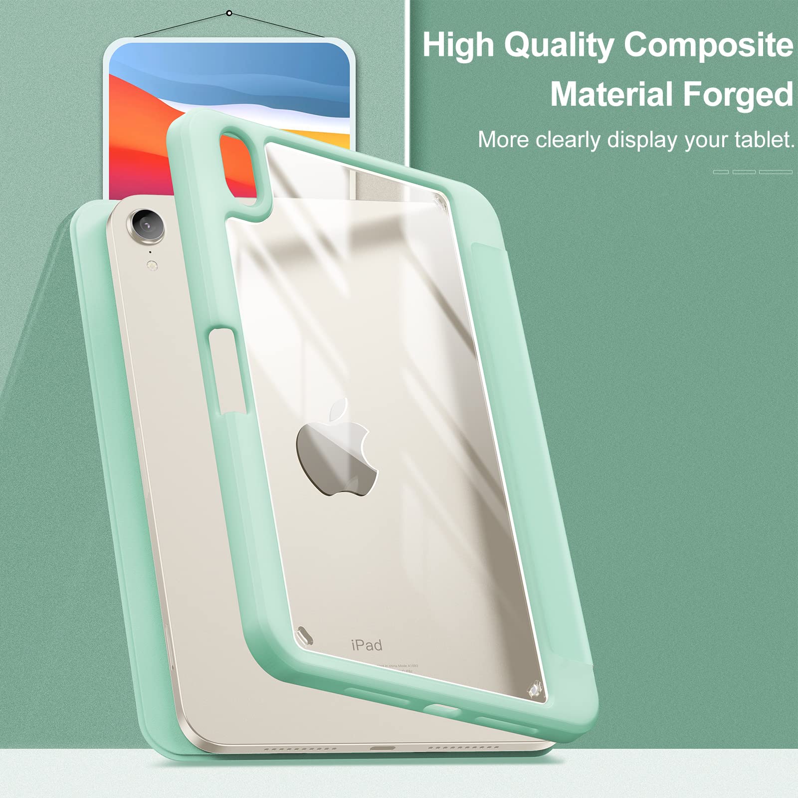 Amazon | INFILAND iPad mini6 ケース 2021 ハイブリッド クリア 保護 Amazon | INFILAND iPad mini6 ケース 2021 ハイブリッド クリア 保護